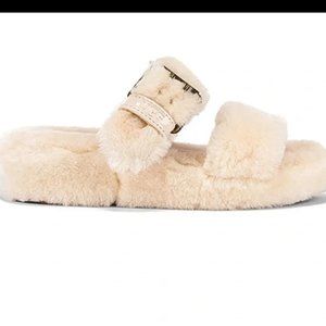 NWOT UGG Fuzz Yeah Genuine Shearling Slide Slipper